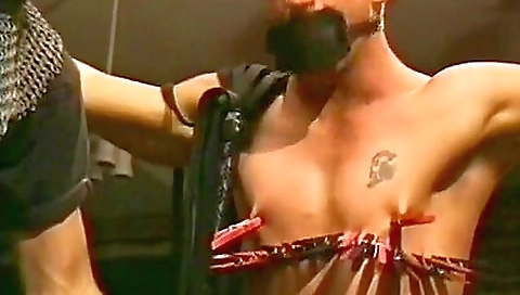 Sexy young blonde in whippedass video